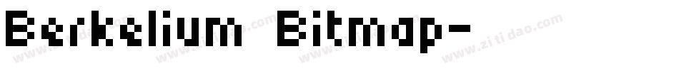Berkelium Bitmap字体转换